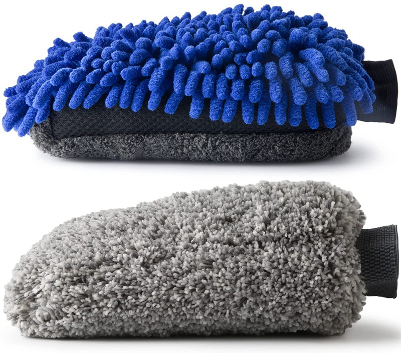 Microfiber Wash Mitt Bekalan Basuh Kereta Tanpa Calar